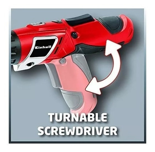 Imagen 3 de 3 de Atornillador Inalámbrico Einhell Tc-sd 3,6 Li + Accesorios