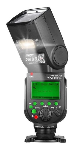 Imagem 3 de 4 de Flash Yongnuo Yn968c Ttl Yn-968 Para Canon 12x S/juros