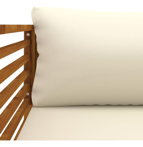 Silla De Jardín Vidaxl Cómoda De Madera Maciza De Acacia Con