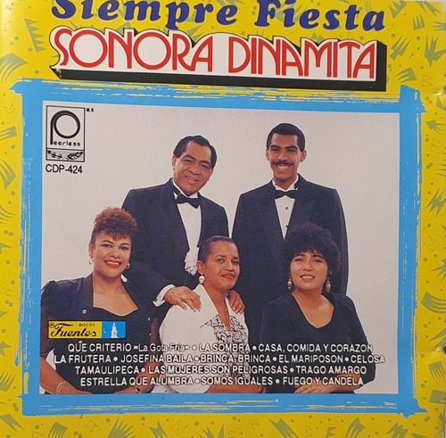 Cd Sonora Dinamita - Siempre Fiesta - 1994