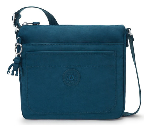 Bolsa Crossbody Kipling Ki302764c Diseño Liso  Cosmic Emerald