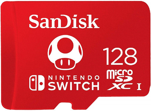 Micro Sd 128gb Sandisk Memoria Oficial Nintendo Switch