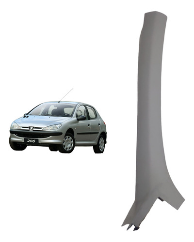 Acabamento Coluna Parabrisa Direito Peugeot 206 2001 A 2008
