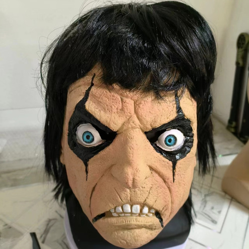 Horror Alice Cooper Mask Famous Actor Double Chin X