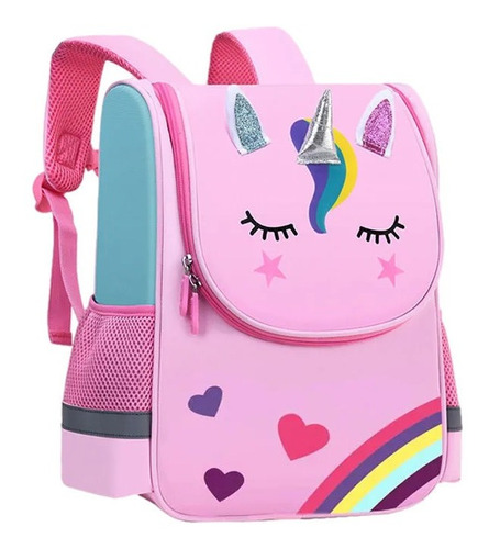 Mochila Infantil Impermeable Y Portátil De Unicornio