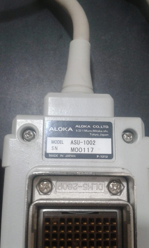 Transdutor De Ultrassom Aloka Asu-1002 Leia A Descrição