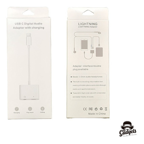 Imagen 10 de 10 de Adaptador Usb Tipo C A Puerto De Carga Tipo C Y Audio 3.5mm