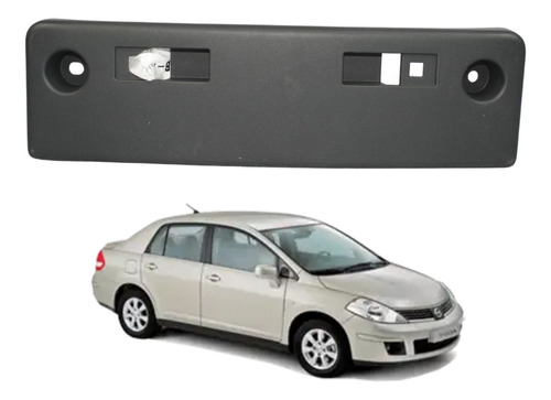 Porta Placas Frontal Tiida 2013 Nissan