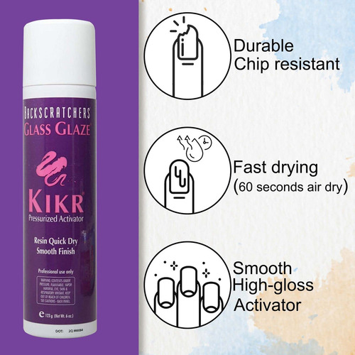 Activador Kikr Pegamento Para Extensiones De Uñas Con Envolt