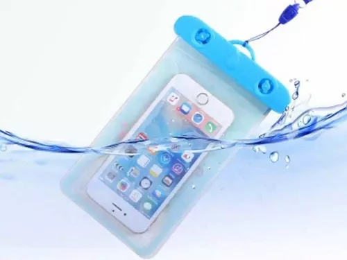 Funda impermeable para teléfono móvil de 7,0 pulgadas (2 piezas), funda  protectora de agua para teléfono móvil para nadar, bañarse y cocinar, funda  impermeable para teléfono Adepaton ZJWJ206
