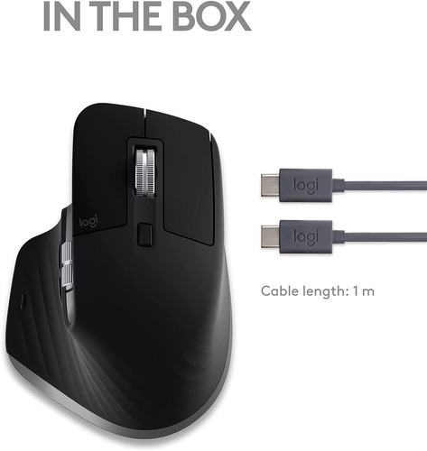 Imagen 10 de 10 de Mouse Logitech Mx Master 3s, Inalámbrico, Bt, Ergo, 8k Dpi