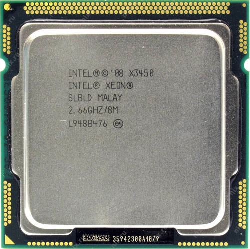 Procesador Intel Xeon X3450 ~i7 870 4/8 números3.2 Ghztb+pasta