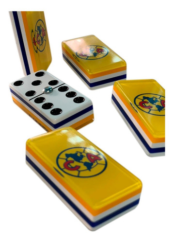 Domino America Ingles / Baraja Faisan Española Plastico Azul