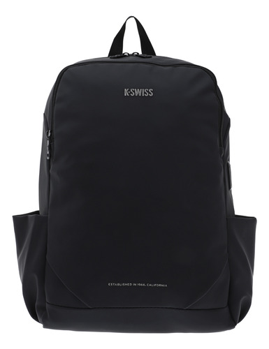 Mochila Casual K-swiss Narvan Negro Liso