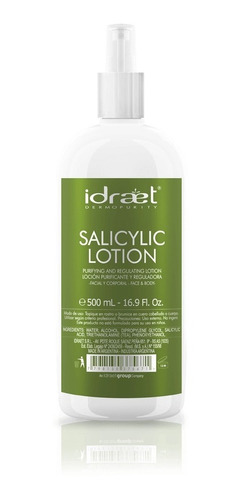 Loción Salicilica Purificante Idraet 500 Ml Salicylic Lotion