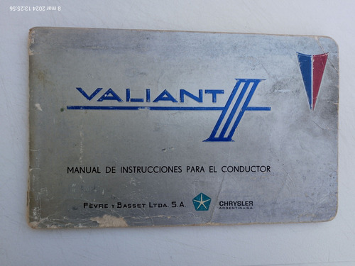 Manual De Instrucciones Para El Conductor Valiant Iii