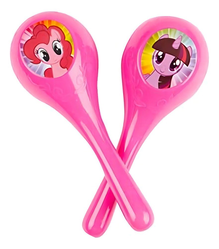 Juguete Tambor Paw Patrol Y My Little Pony Color Rosa