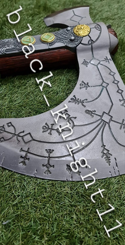 Hacha Leviatan De Kratos God Of War Acero Madera Lujo Espad
