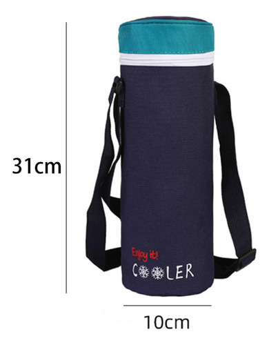 Bolsa Térmica For Transporte De Botellas De Agua Tapa Azul