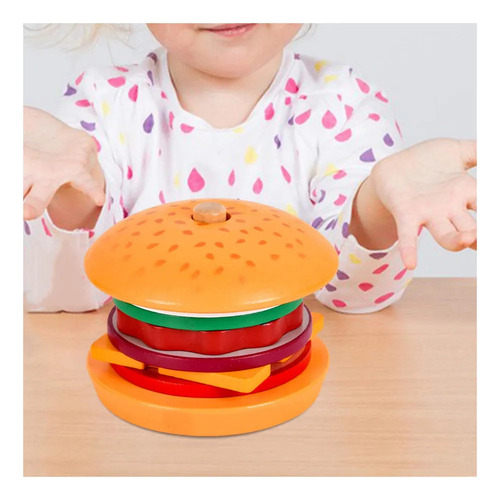 Juguetes De Simulación Para Apilar Hamburguesas