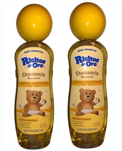 2 Shampoo Ricitos De Oro 500 Ml