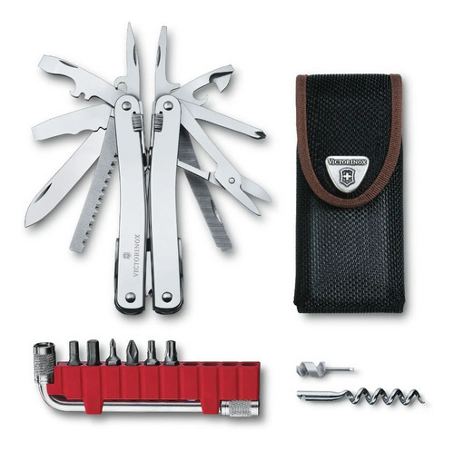 Pinza Multiuso Victorinox Swiss Tool Spirit X Plus 35 U Estu Color Plata