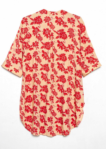 Imagen 3 de 4 de Blusa Estampada Cuelo Mao Talles Grandes/especiales