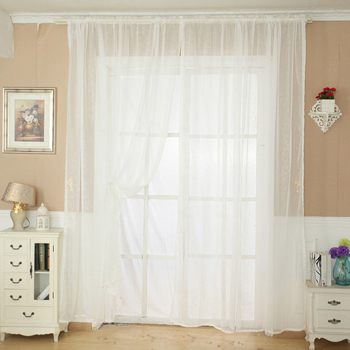 Cortina Para Puerta Y Ventana De Color L, Panel Drapeado, Bu