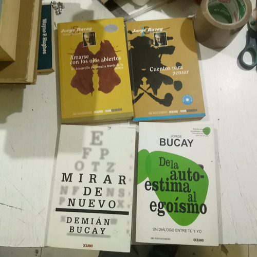 Jorge Y Demian Bucay Lote De Cuatro Libros Usados Originales