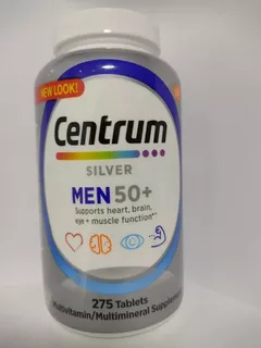 Centrum Homem 50+ Silver 275 Cápsulas Importado Eua