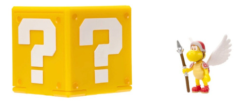 Super Mario Bros Pelicula Figura Koopa C/ Block De Pregunta