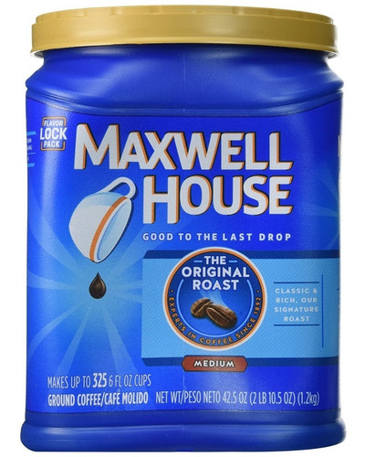 Maxwell House Original Cafe Molido Medium 1.204 Kg 2 Pack