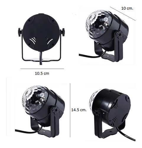 Lampara Led Rgb Giratoria Tianlai 3w 120° Empotrable