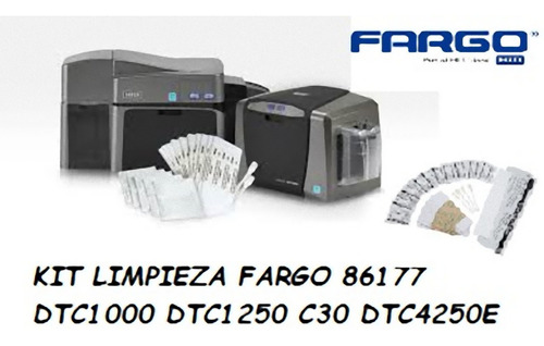 Kit De Limpieza Impresora Pvc Fargo Dtc1000