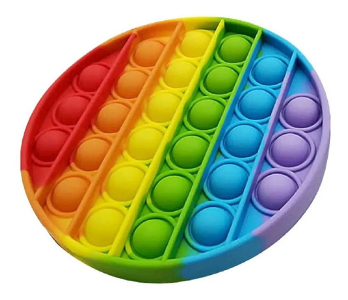 Imagen 3 de 3 de Pop It Multicolor Juguete Sensorial Snti Estrés Diseños