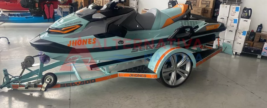 Jet Ski Sea-doo Wake Pro 230 (2024) C/som + Carreta Aro 20