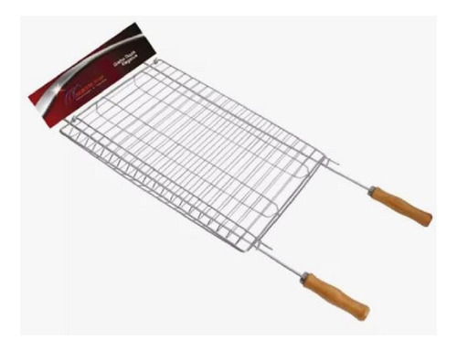 Grelha Dupla P Churrasco Frango Linguiça Madefer Inox