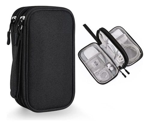 Estuche Organizador De Cables/cargador Audífonos Bolso Viaje