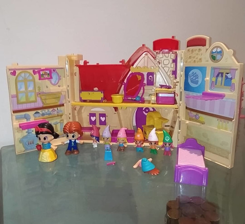 Casita Juguete Pinypon Blanca Nieves Y Los Enanitos
