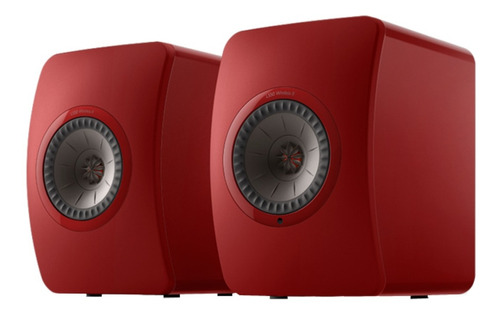 Kef Ls50w-ll, Sistema De Audio De Alta Resolución, Rojo Color Crimson Red