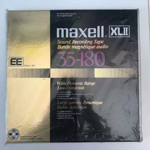 Fita Maxell Xlii 35-180 Ee Nova Lacrada Akai Revox Pioneer