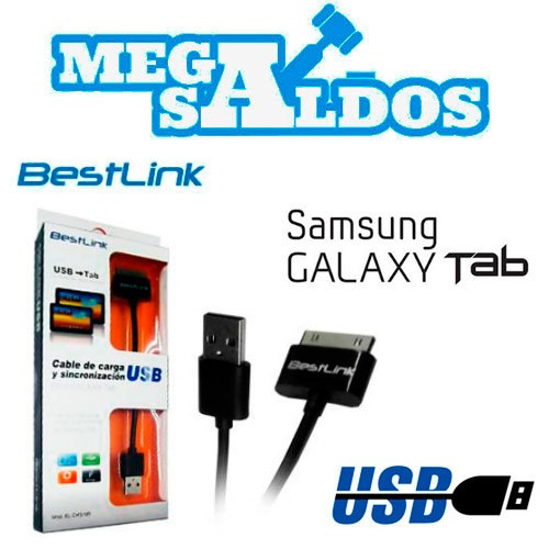 Megasaldos Cable Usb Tablet Samsung Galaxy Tab Sincronizador
