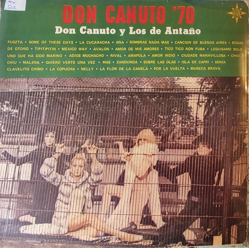 Vinilo Lp De Don Canuto     70 (xx522