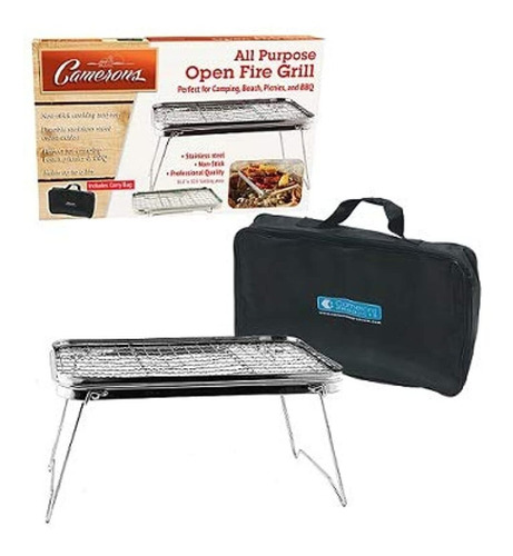 Camerons Products - Parrilla De Camping De Fuego Abierto, Po