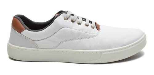 Imagem 1 de 7 de Tênis Casual Canvas Lona Off-white