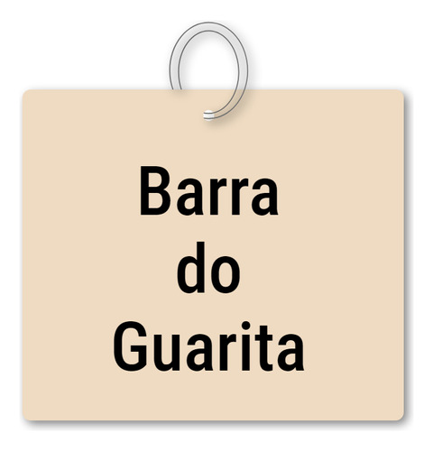 14x Chaveiro Barra Do Guarita Mdf Brinde C/ Argola