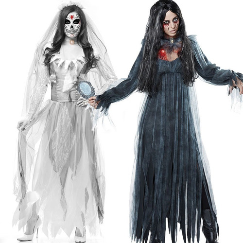 Conjunto De Disfraces De Novia De Halloween Horror Demon Vampire