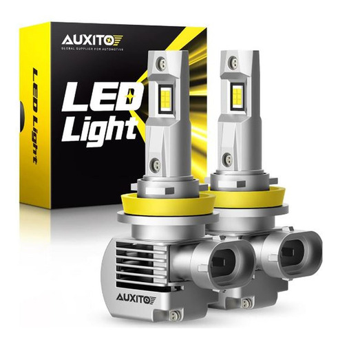 2 Focos Led Auxito H11 20.000lm 6000k 100w Super Brillantes