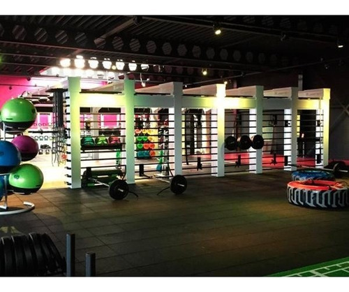 Imagem 2 de 8 de Piso Emborrachado Ultra Resistente Para Academia E Fitness