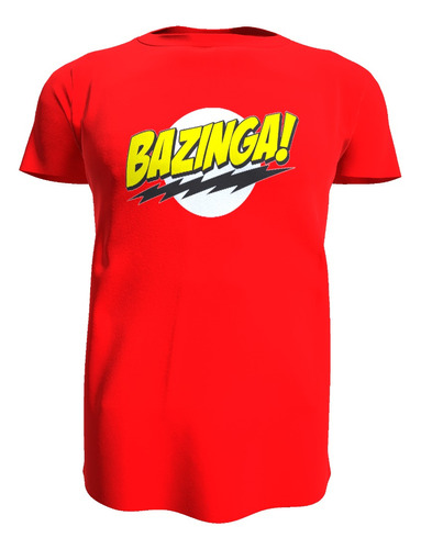 Polera Bazinga Serie The Big Bang Theory 100% Algodon